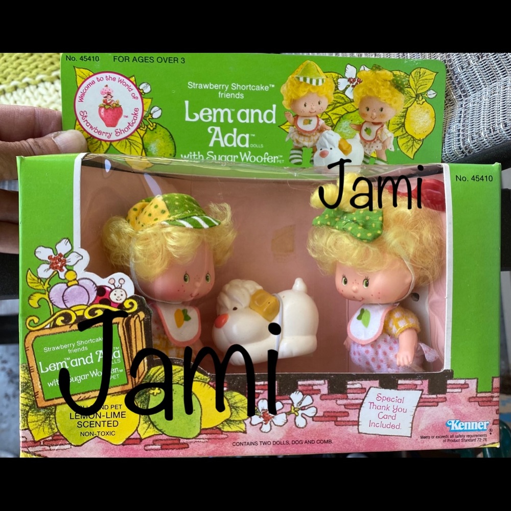 NIB strawberry shortcake lem n ada dolls vintage